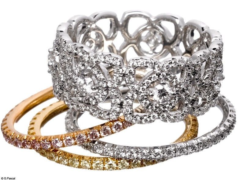 Mode diaporama accessoire bijoux mariage alliance buccellati