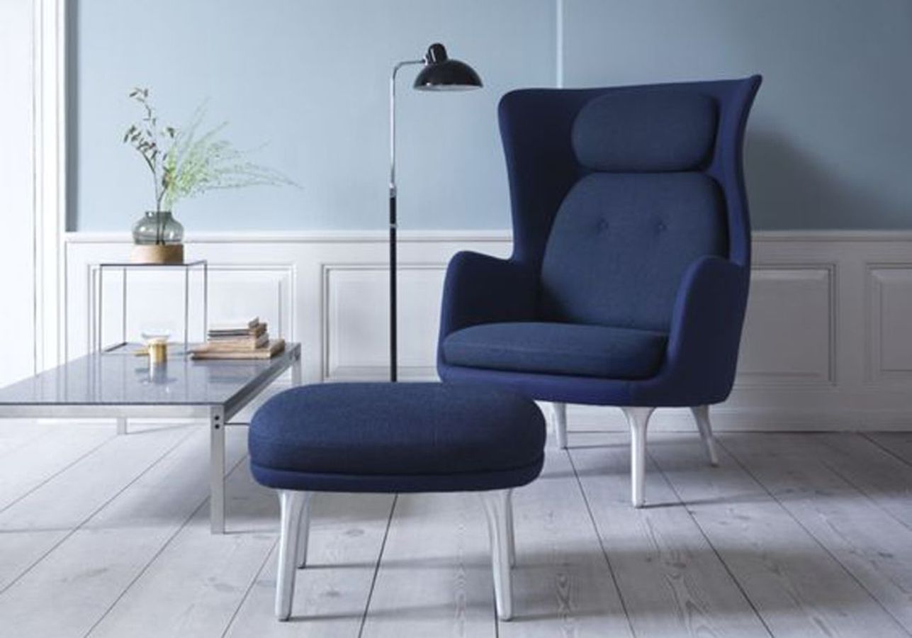 Un fauteuil aussi bleu que design