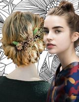 Cheveux attachés 2016 50 idées de coiffures chics ou décontractées , Elle