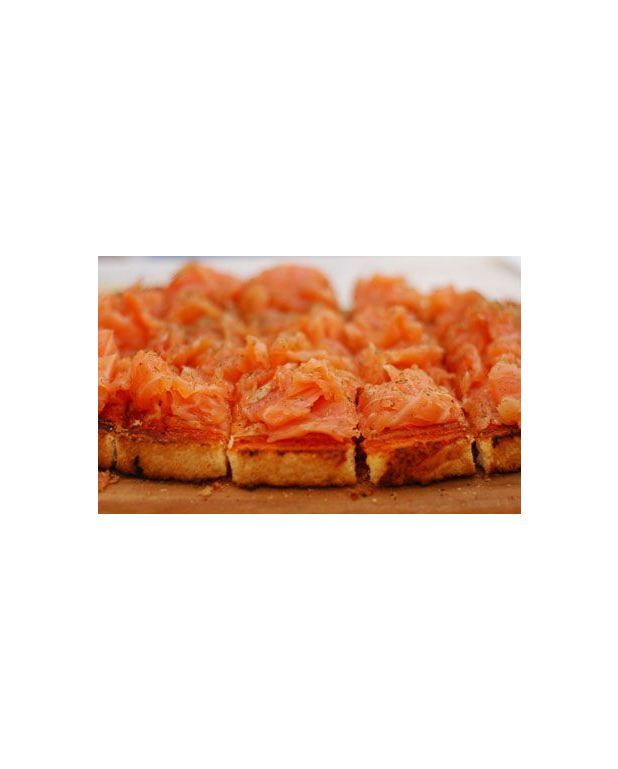 Bruschetta au saumon