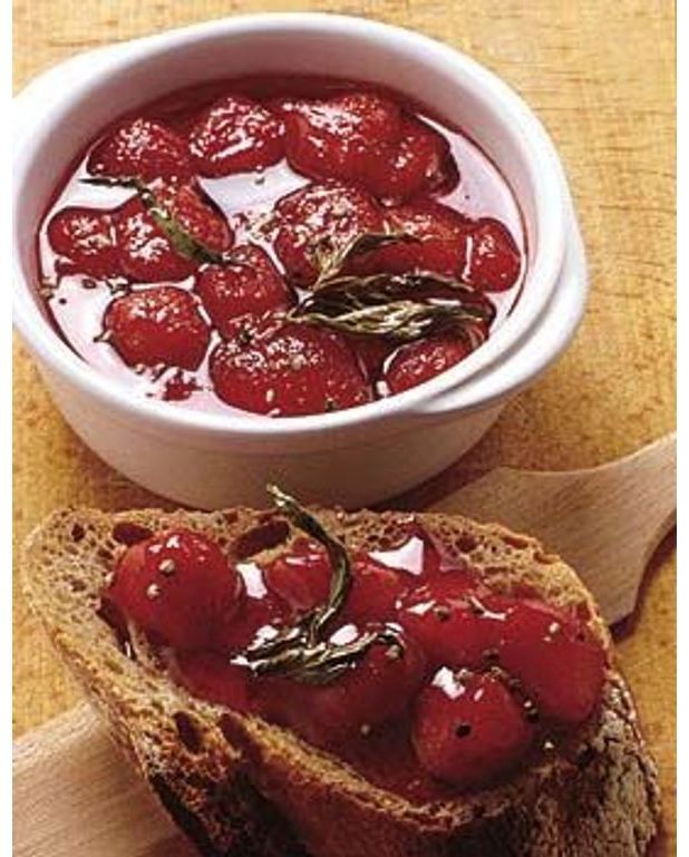 Confiture de fraises au poivre et à la menthe pour 4 personnes