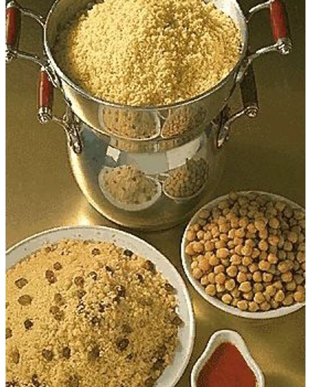 Couscous Semoule pour 6 personnes Recettes Elle à Table