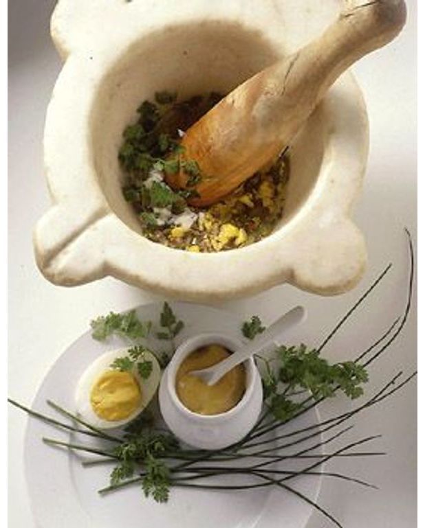 Sauce gribiche2 pour 4 personnes Recettes Elle à Table