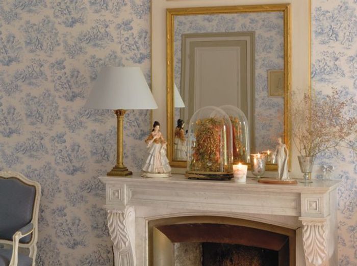 La toile de Jouy investit la déco - Elle Décoration