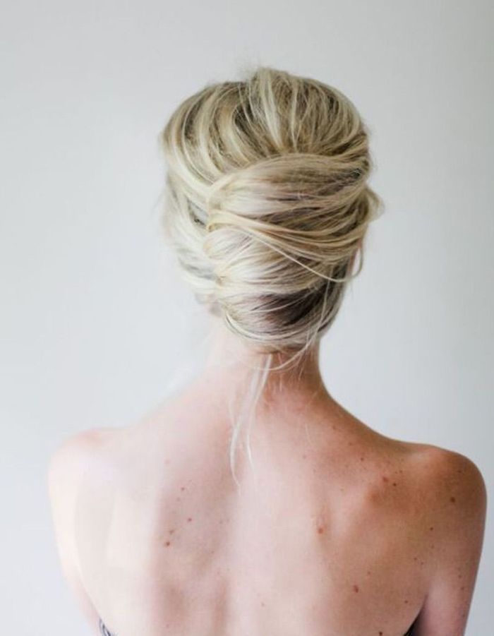 Coiffure mariée élégante