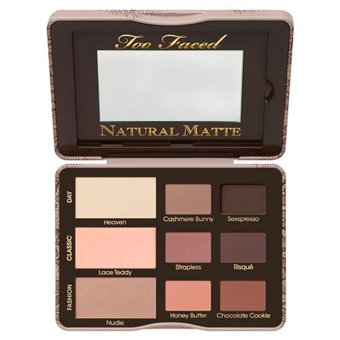 Palette De Fards Paupi Res Natural Matte Too Faced Palettes Nude Pour Un Regard