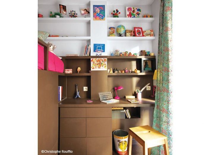 Chambre enfant : nos bonnes idées pour gagner de la place elle ... Idées Chambre Enfant