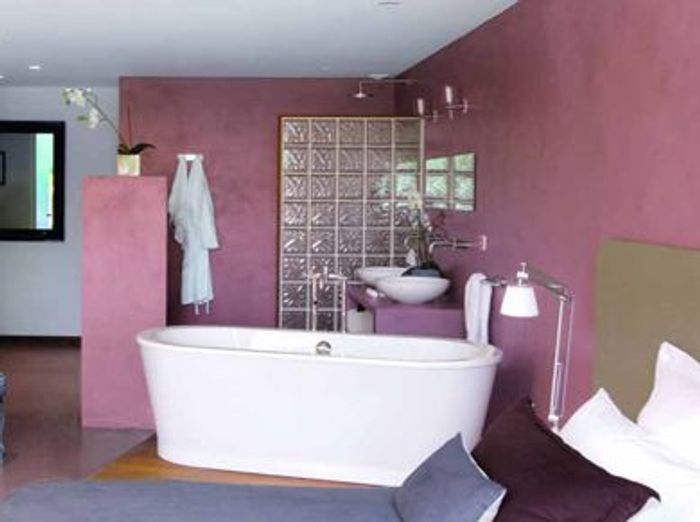 Une chambre avec salle de bains, un rêve de bien être elle ... De bains Chambre salle décor
