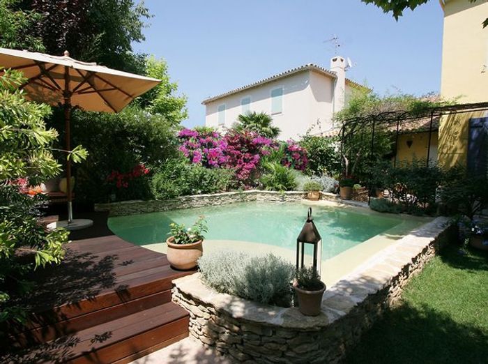 Un coin piscine ultra déco elle décoration Jardin Exotique décor