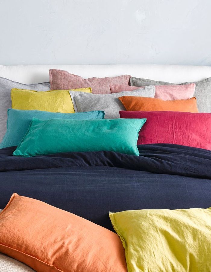 Pour une chambre vitaminée, rien de mieux que du linge de lit coloré. Découvrez notre sélection
