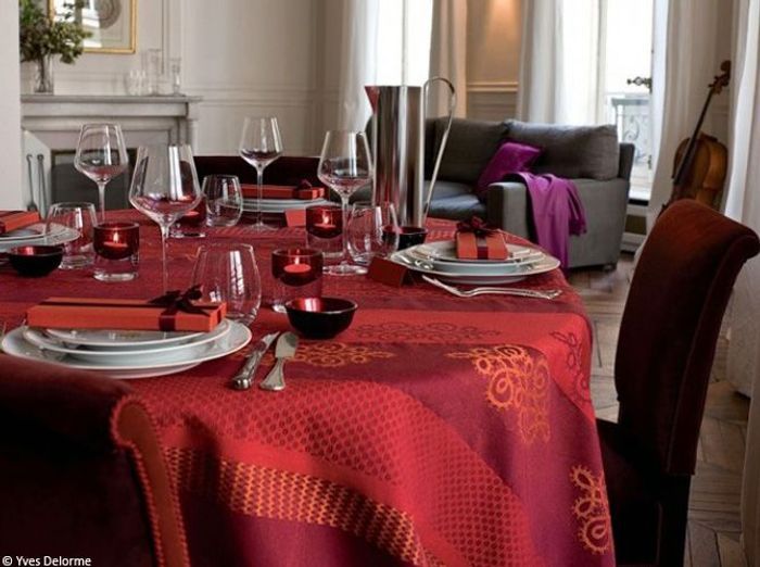 Nos 40 idées déco pour une table de réveillon sur son 31 ! elle ... Décor de Ovale table cuisine