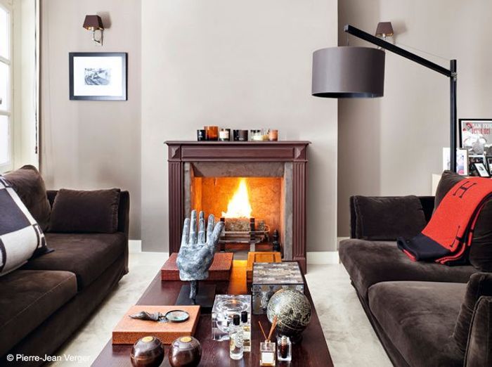 Nos 50 plus belles cheminées elle décoration Cheminée décor Vieille