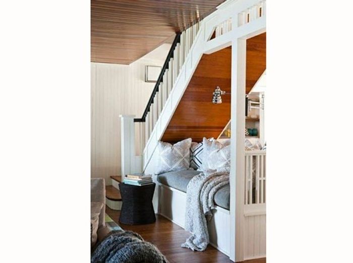 16 idées déco pour ne pas perdre d'espace sous l'escalier elle ... Bureau Escalier inspiration