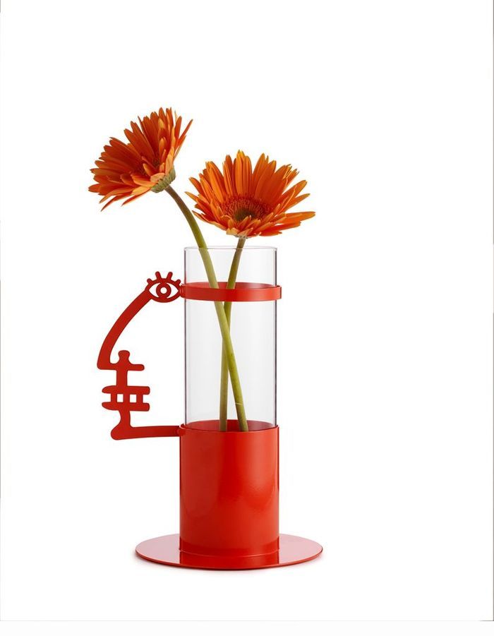 Un vase au visage arty Noël plus de 100 cadeaux design Elle