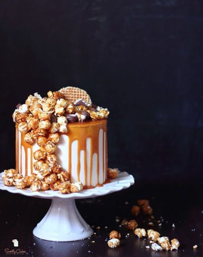 Layer cake cheesecake caramel Christmas cake, l’autre gâteau de Noël