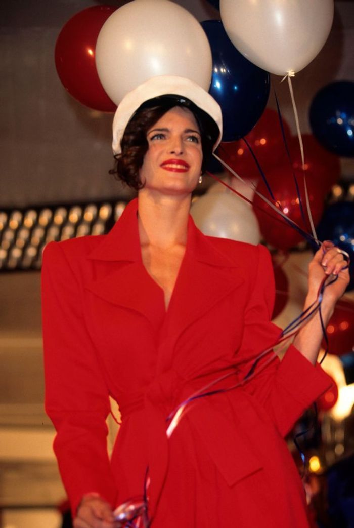 Stephanie Seymour au défilé Marc Jacobs, en 1994. - Les photos rétro