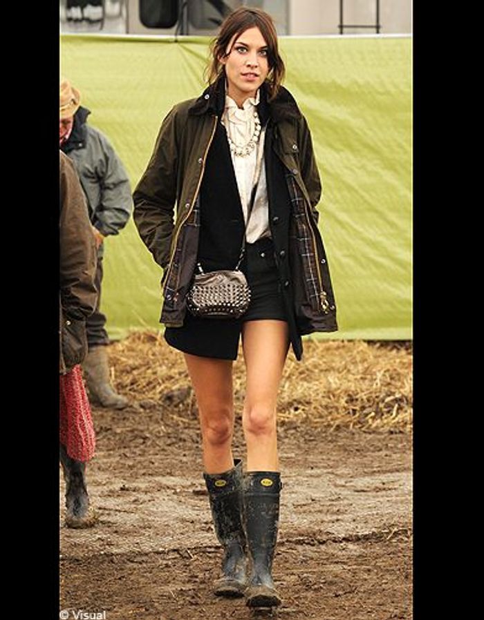 look avec des bottes