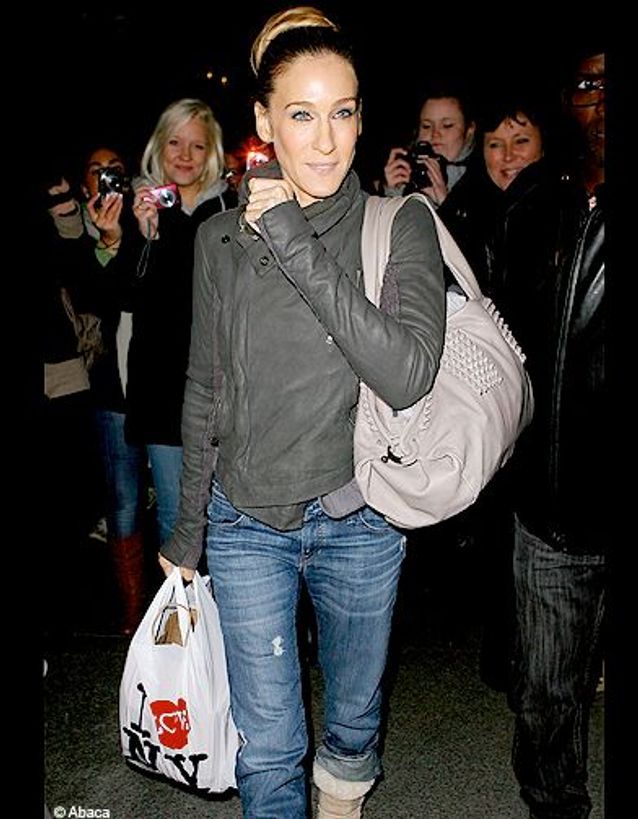 Carrie Sur Le Tournage Sur Le Tournage De Sex And The City Elle