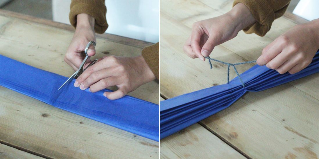 #DIY : comment faire un pompon en papier de soie ? - Elle