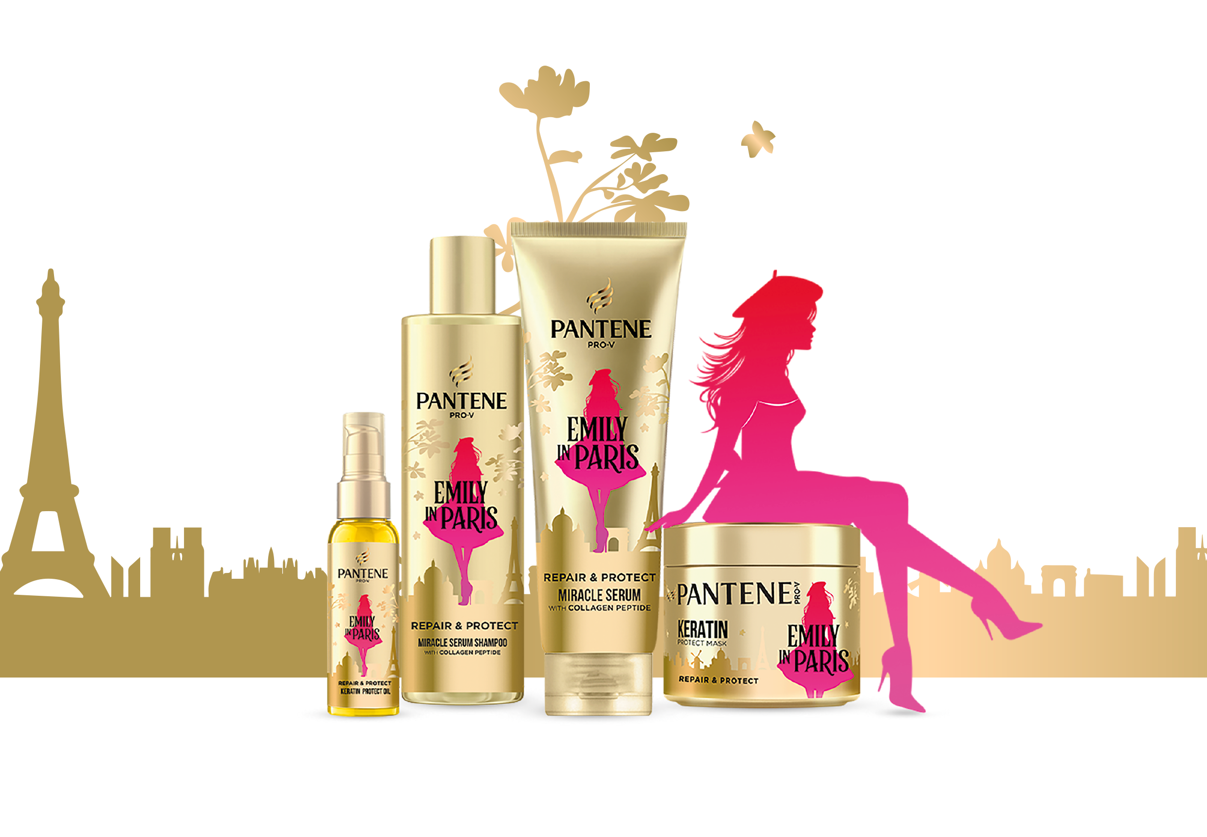 Ambiance Pantene x Emily in Paris
