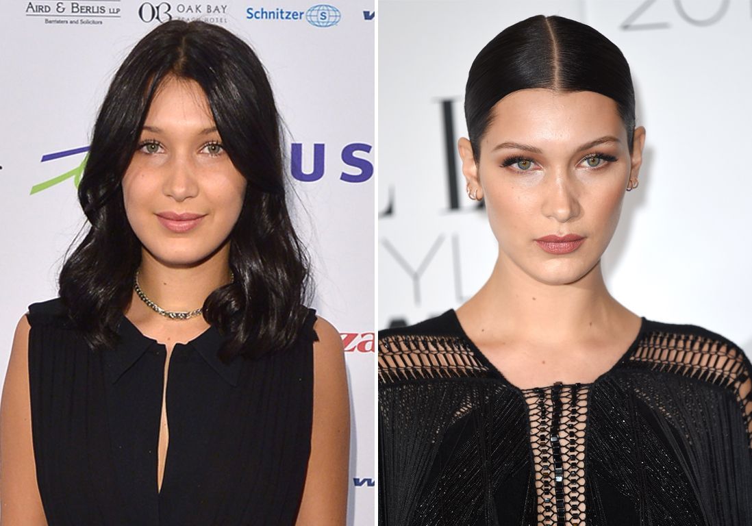 Avant/après l’évolution beauté de Bella Hadid Elle
