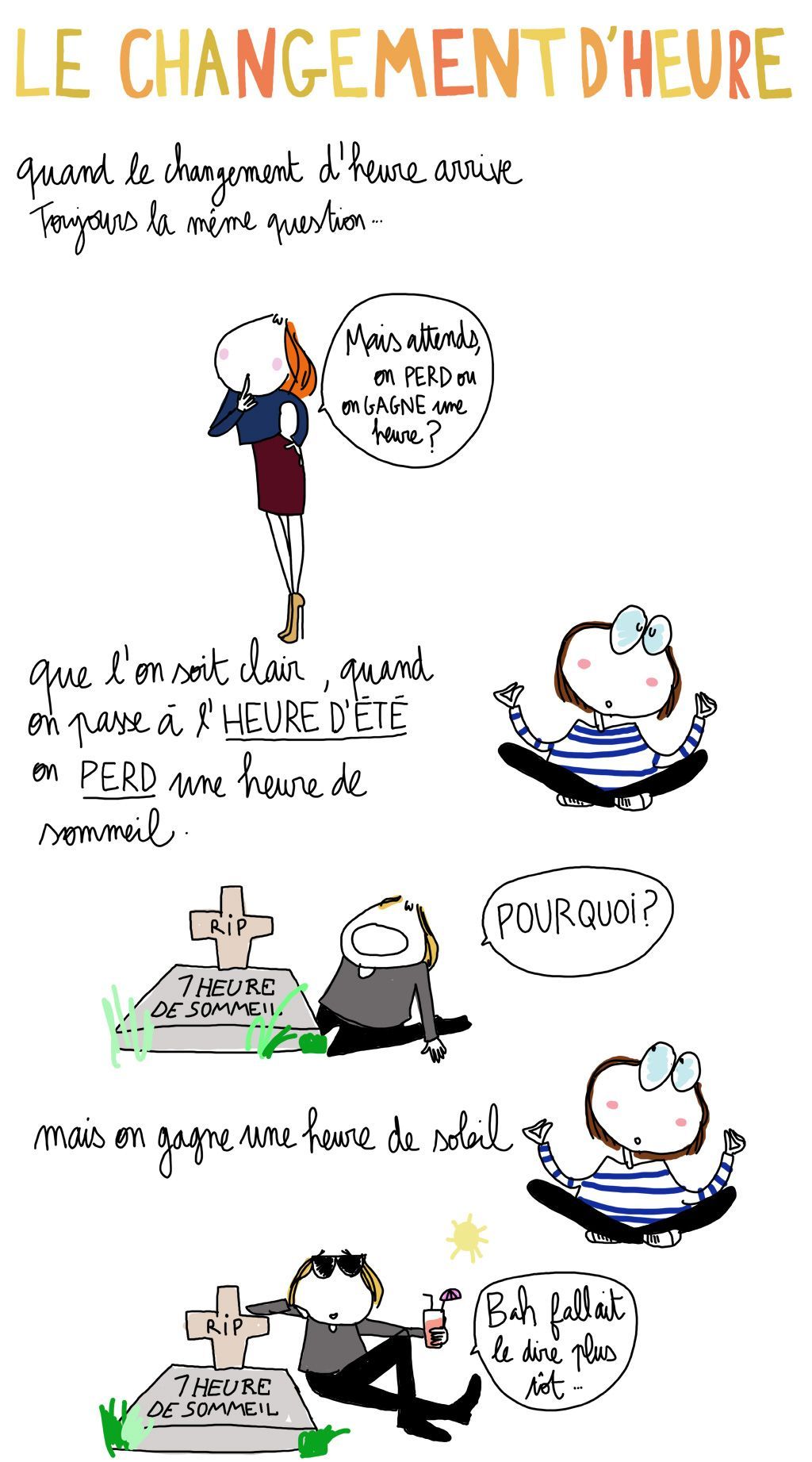 Chaque année, c'est la même histoire et des opposants au changement d'heure se font entendre. Changement d'heure 2019 : l'infographie pour passer à l ...