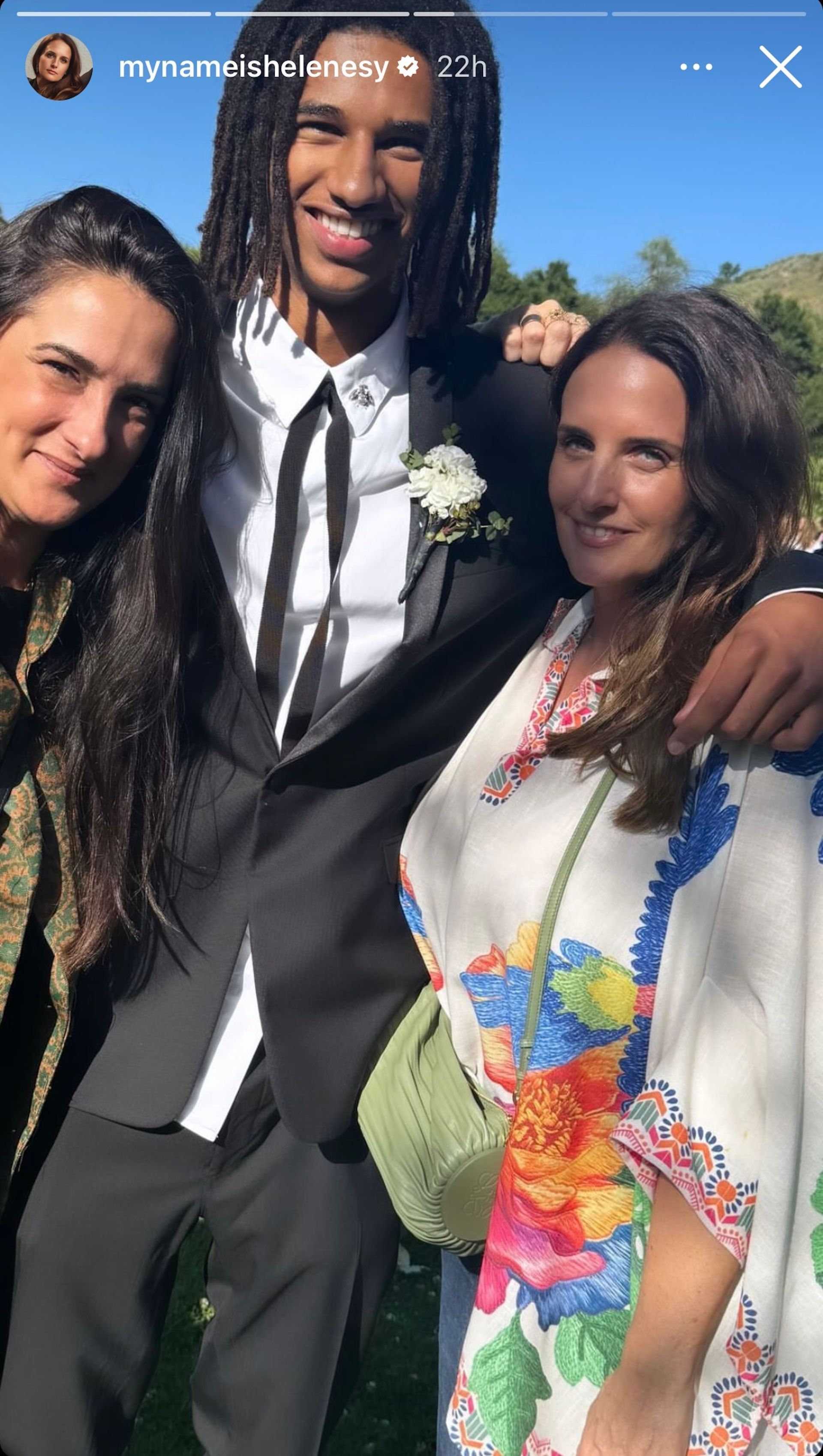 hélène Sy et son fils