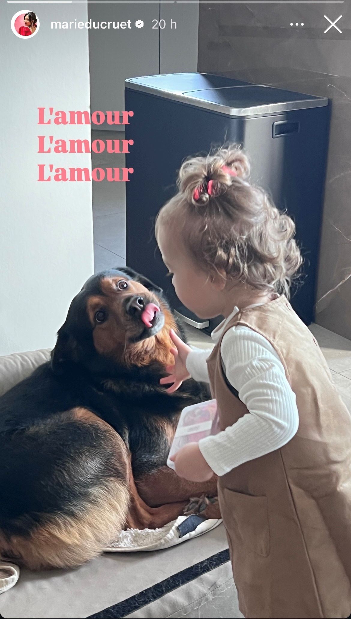 La fille de Louis et Marie Ducruet