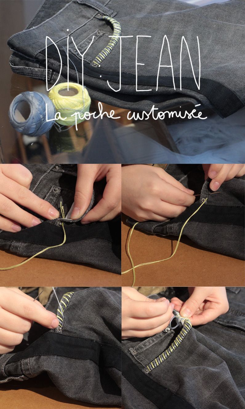 #DIY: How to customize jeans?