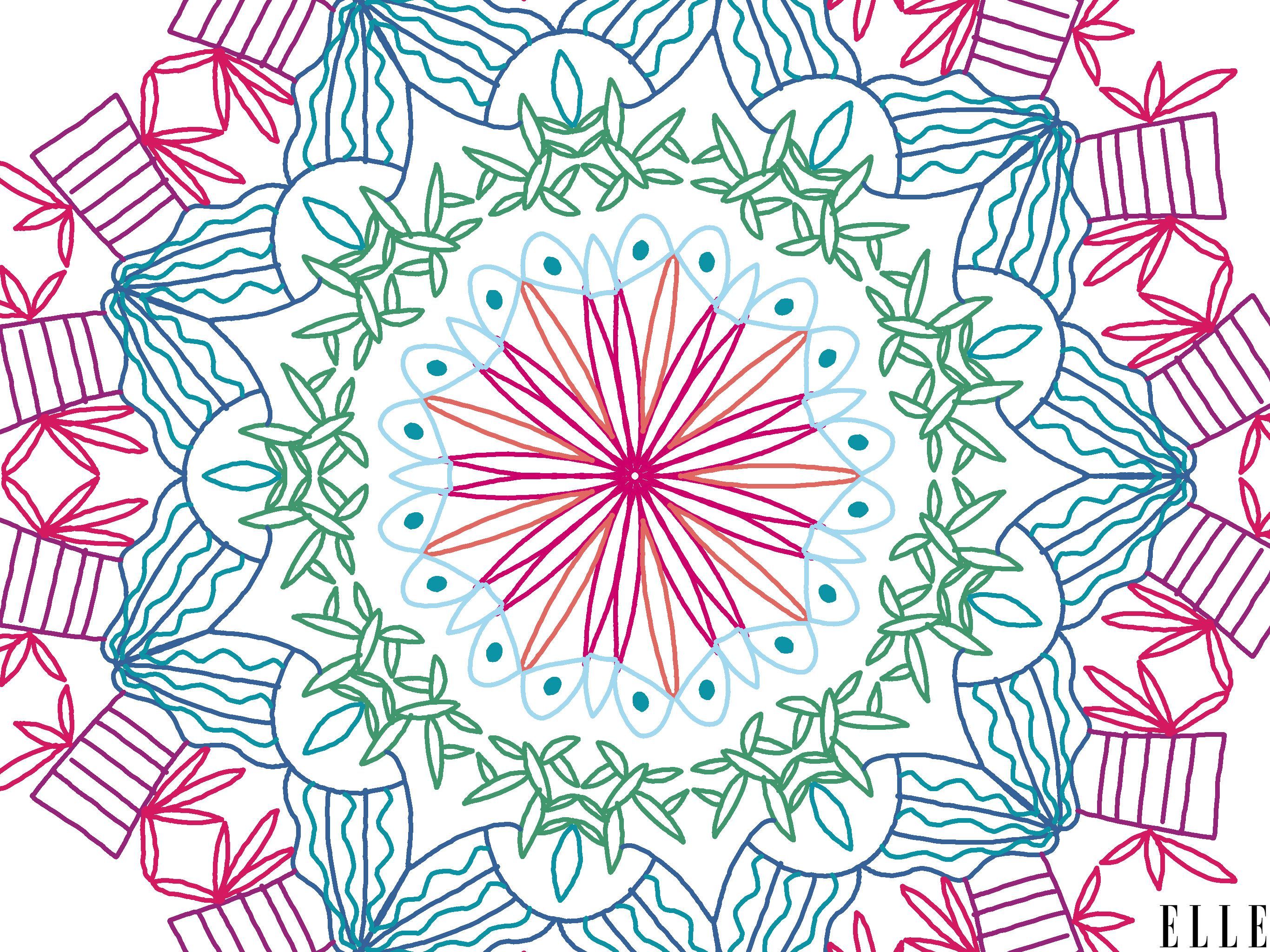 Mandala à imprimer : Téléchargez 4 coloriages mandala à imprimer - Elle