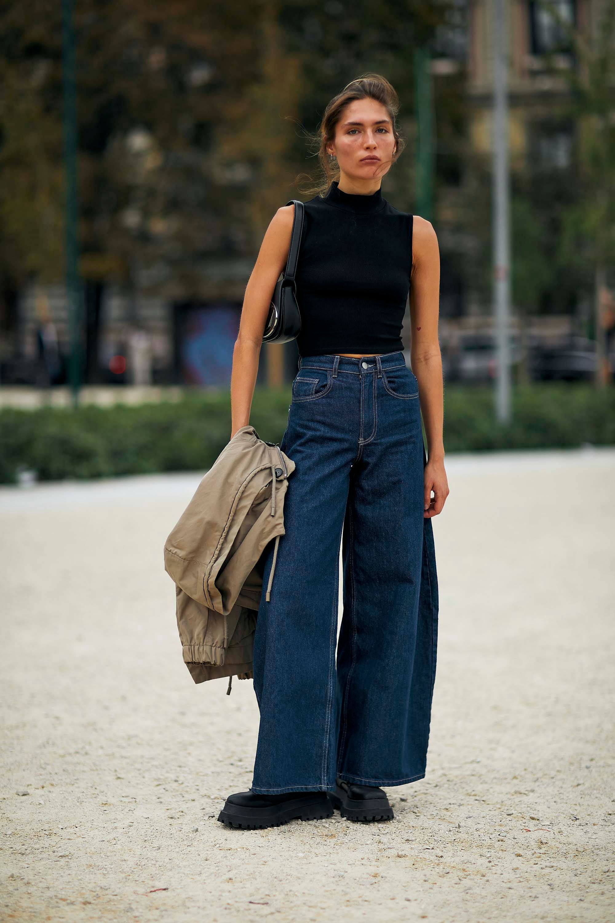 4 tendances de jeans vues sur les filles de Milan durant la Fashion