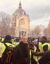 Uma Thurman et Owen Wilson aperçus lors des manifestations des gilets jaunes à Paris