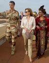 Mali : Valérie Trierweiler accueillie en star
