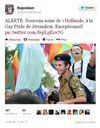 Un nouveau sosie de Hollande… à la Gay Pride de Jérusalem