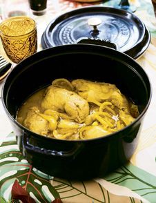Poulet jaune au curcuma