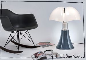 #ELLEDécoCrush : l’iconique lampe Pipistrello passe en mode denim pour l’automne !