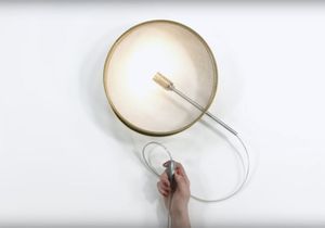 DIY : comment fabriquer une lampe avec un tamis