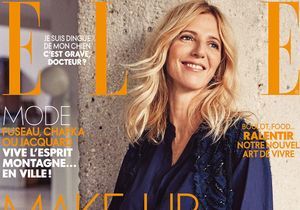 Sandrine Kiberlain en couverture de ELLE cette semaine