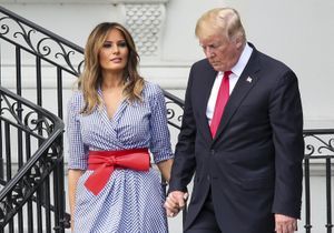 Melania Trump : pourquoi son look bleu blanc rouge fait jaser