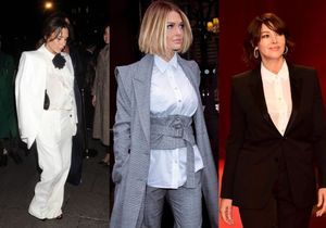 Victoria Beckham, Caroline Receveur, Monica Bellucci : la chemise blanche, la nouvelle robe du soir ?