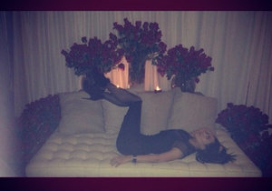 Kim Kardashian : un millier de roses pour la Saint-Valentin