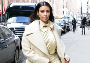 Le look du jour : Kim Kardashian, virginale en séance shopping