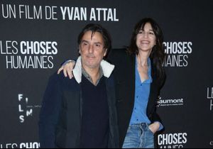 Charlotte Gainsbourg, Yvan Attal et leur fils Ben réunis pour la promotion du film « Les Choses humaines »