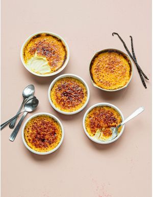Crèmes brûlées à la vanille