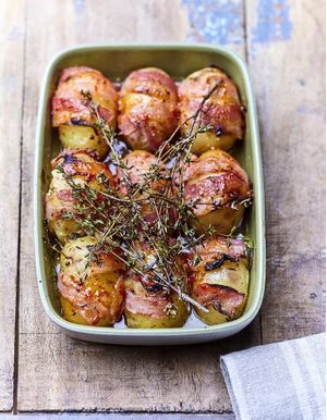 Pommes de terre au lard fumé