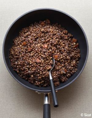 Tendres lentilles aux carottes