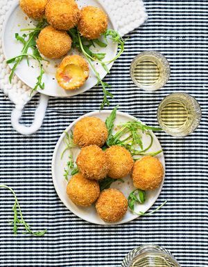 Cromesquis croustillants d'appenzeller et jambon ibérique