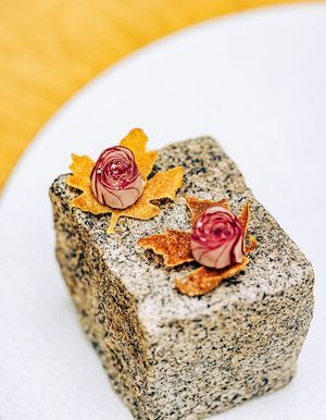 Roses de radis et pain beurré