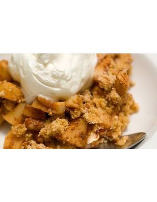 Crumble Aux Pommes A La Normande Pour 4 Personnes Recettes Elle