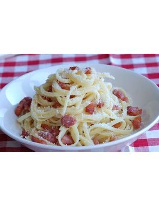 Pates Carbonara Express Pour 4 Personnes Recettes Elle A Table